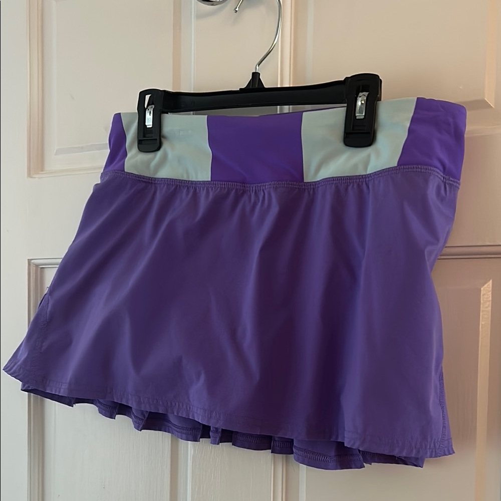 Purple and Gray Athletic Skirt